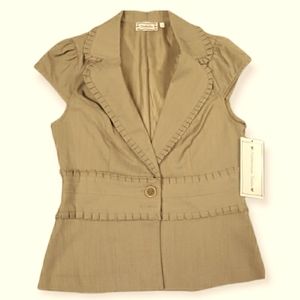 Soulmates Blazer in Size S, Brown, New with tags